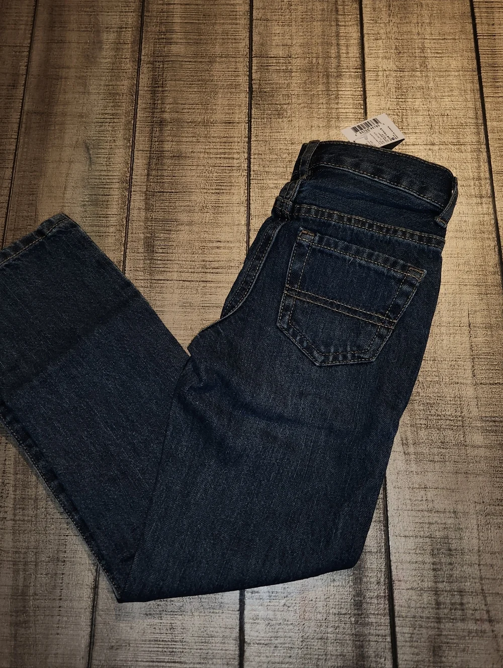 NWT The Children's Place Dark Blue Denim Jeans - Classic Five-Pocket